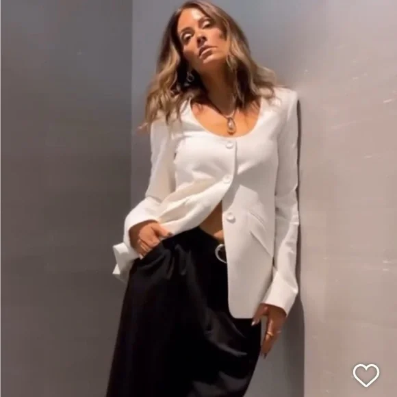 NEW Favorite Daughter The Diana Jacket Ivory Small - Picture 3 of 8